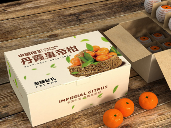 水果包装盒彩盒设计定制年节喜庆颜色的选择