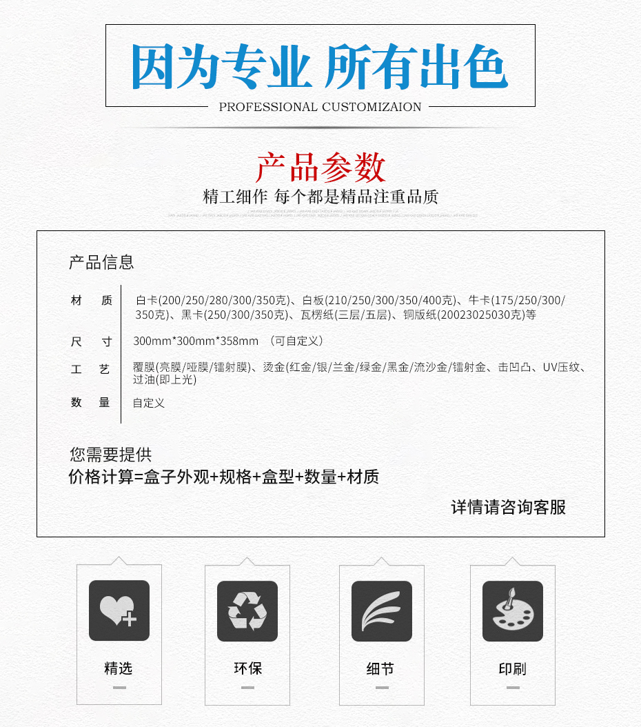 咖啡机包装彩盒参数