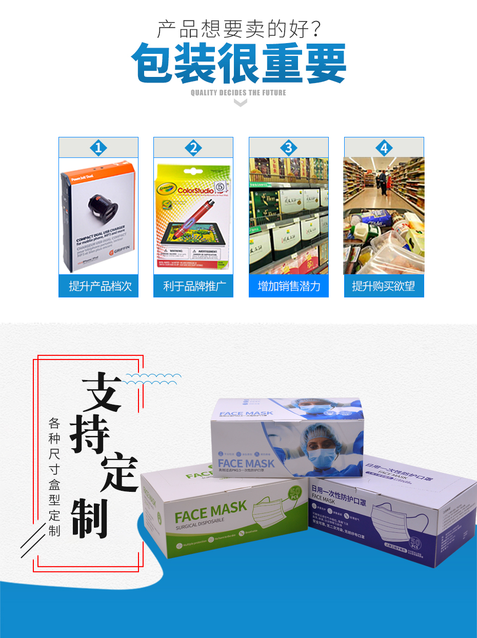 包装彩盒定制