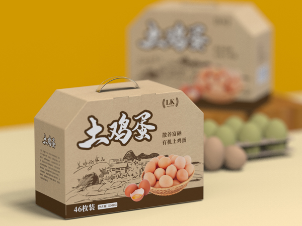 鸡蛋包装箱、盒设计定制