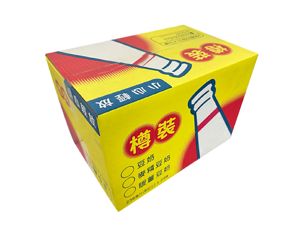 樽装豆奶牛奶包装瓦楞纸箱钉箱