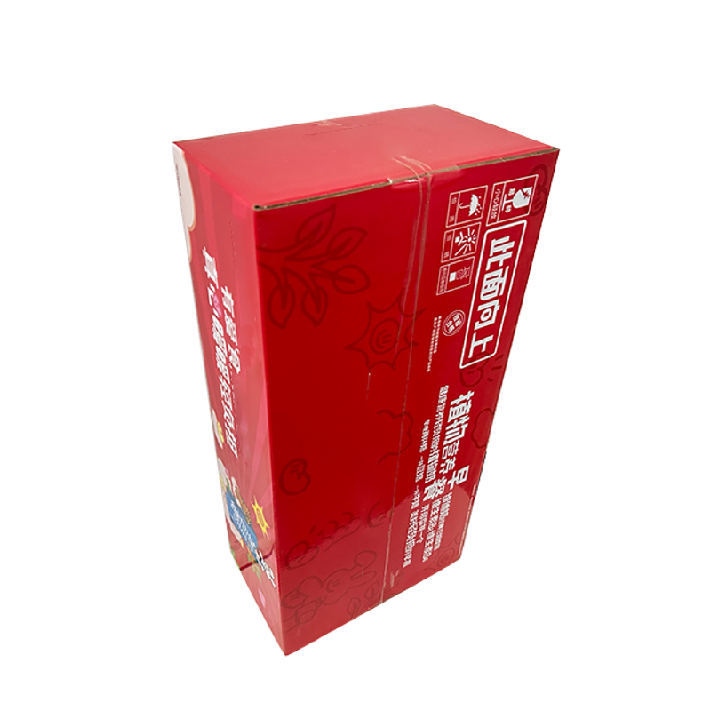 红色包装箱豆奶制品包装设计定制